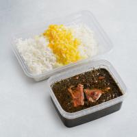 نیم پرس چلو خورشت سبزی