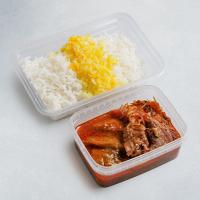 نیم پرس چلو خورشت بادمجان