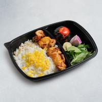 نیم پرس چلو جوجه کباب زعفرانی