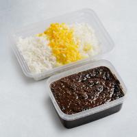 نیم پرس چلو خورشت فسنجون