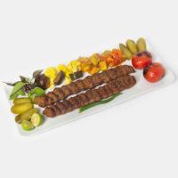 خوراک کباب کوبیده (دو سیخ)