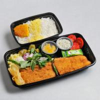 چلو ماهی شیر سرخ شده