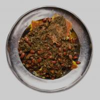 کاسه ته دیگ خورشتی سبزی