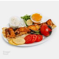 ماهی شیر کبابی با چلو