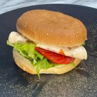 ساندویچ ژامبون مرغ و قارچ تنوری