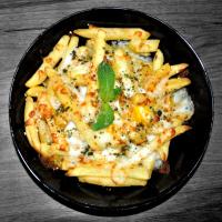 سیب زمینی با پنیر پیتزا