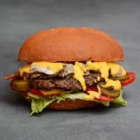 ماشروم برگر کمل