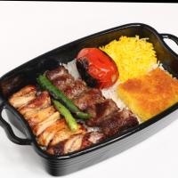 میکس چلو جوجه و لقمه شستی