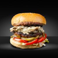 دوبل برگر ذغالی