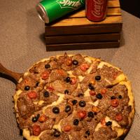 پیتزا سیر و استیک ایتالیایی