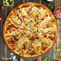 پیتزا چیکن پستو دونفره