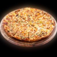 پیتزا گوشت و قارچ ایتالیایی