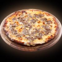 پیتزا سیر و استیک ایتالیایی