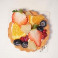 تارت میوه مخلوط یک نفره