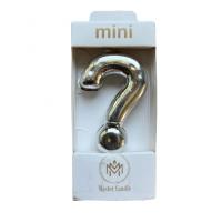 شمع علامت سوال نقره ای 