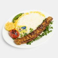 چلو کباب لقمه