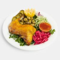 خوراک مرغ سرخ شده ران