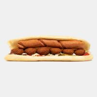 ساندویچ فلافل با هات داگ