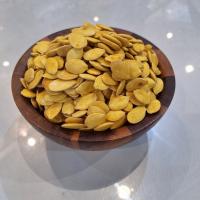 تخمه کدو مرمری زعفرانی