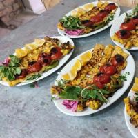 خوراک جوجه کباب زعفرانی