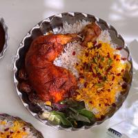 حوراک مرغ سس پز شده