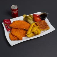 خوراک شنیسل مرغ