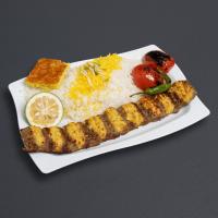 چلو کباب لقمه نگین دار