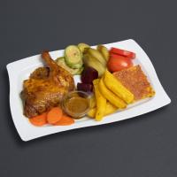 خوراک مرغ سرخ شده