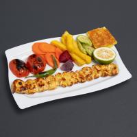 خوراک جوجه کباب زعفرانی