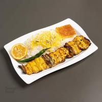 چلو ماهی قزل آلا (کبابی)