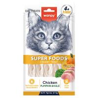 بستنی گربه ونپی مدل Super Foods طعم مرغ و کدو حلوایی و کلم پیچ
