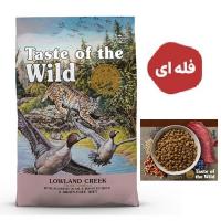 غذای خشک گربه تیست آف د وایلد طعم بلدرچین و اردک