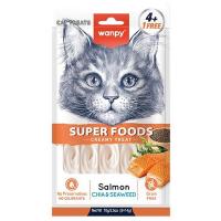 بستنی گربه ونپی مدل Super Foods طعم سالمون و چیا و جلبک دریایی