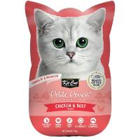 پوچ گربه کیت کت با طعم مرغ و گوشت گاو