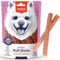 تشویقی سگ ونپی مدل Chewy Puff Sticks Sweet Potato