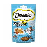 تشویقی گربه دریمیز مدل Shake Ups طعم ماهی تن وماهی سالمون و میگو