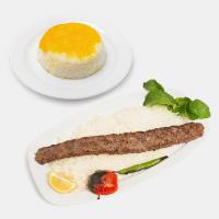 چلو کباب کوبیده معمولی