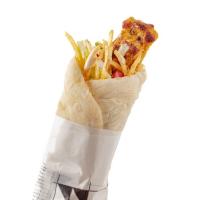 ساندویچ رول کباب کوبیده مرغ