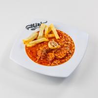 چلو خورشت قیمه سیب زمینی