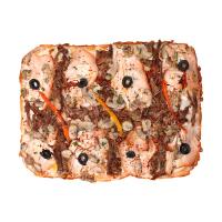 پیتزا بوقلمون پولدبیف آمریکایی