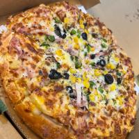 پیتزا بیکن آمریکایی یک نفره (20 سانتی متری)