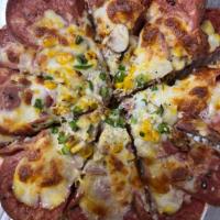 پیتزا پپرونی امریکایی یک نفره (20 سانتی متری)