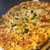 پیتزا کاپری ایتالیایی دو نفره (28 سانتی متری)