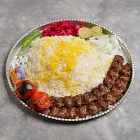 چلو کباب کوبیده مخصوص