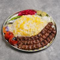 چلو کباب کوبیده مخصوص