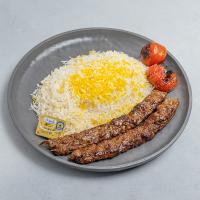 چلو کباب کوبیده معمولی