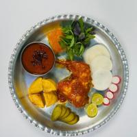 خوراک مرغ سرخ شده