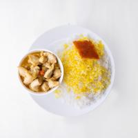 چلو قورمه مرغ زرندی
