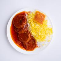 چلو رولت گوشت