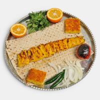 خوراک جوجه کباب زعفرانی